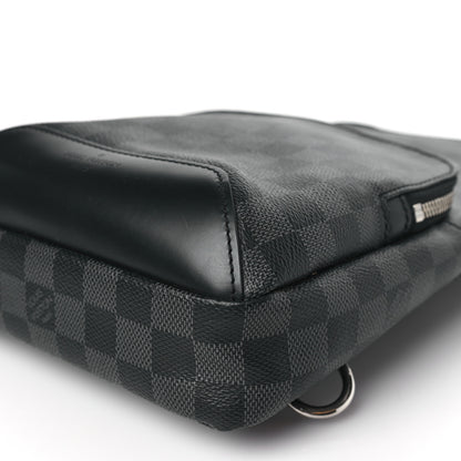 Louis Vuitton Damier Infini Avenue Sling Bag Onyx Silver 8 of 8