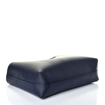 Gucci GG Supreme Monogram Blooms Medium Reversible Tote Beige Blue Navy 8 of 17