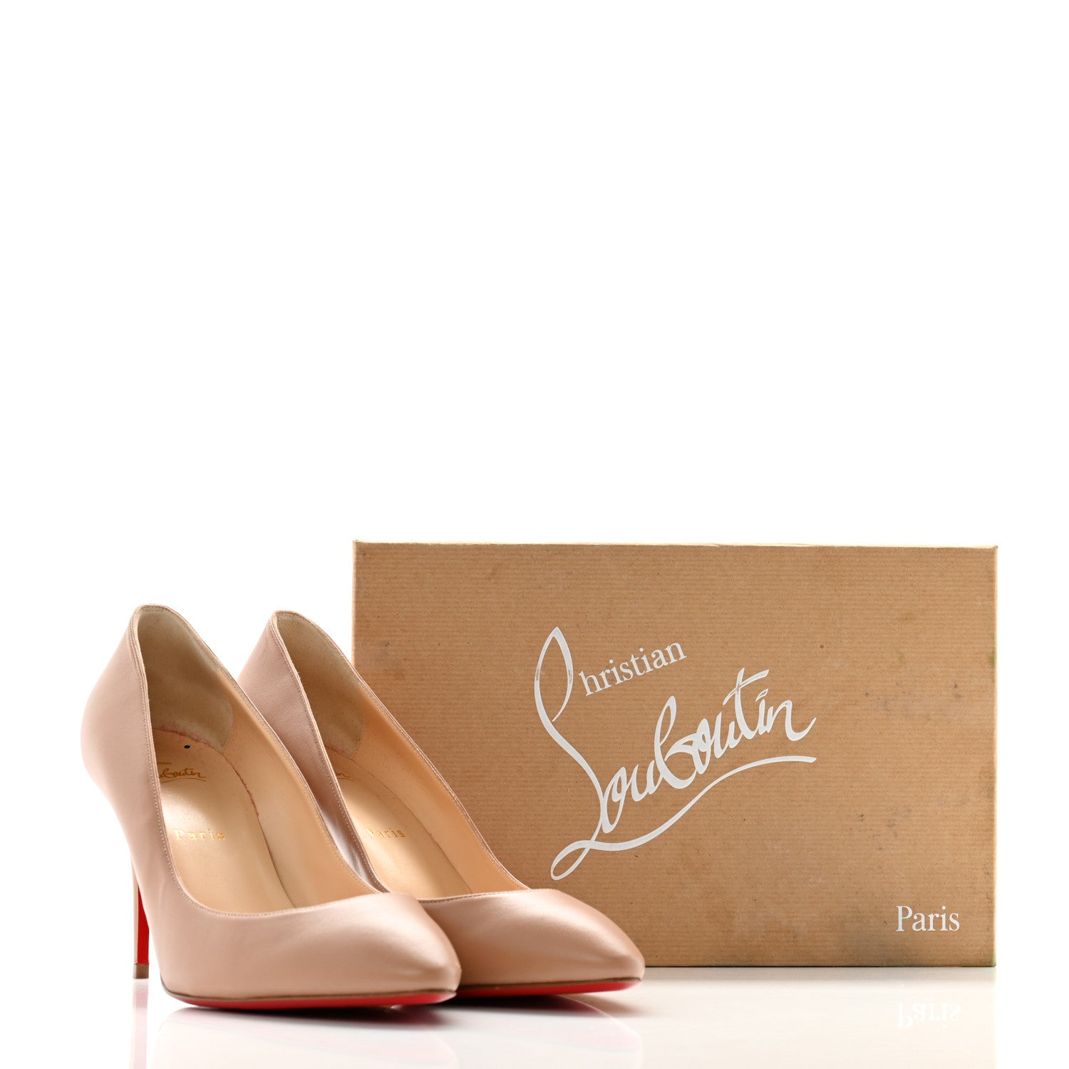 Christian Louboutin Nappa Eloise 85 Pumps 40.5 Nude 8 of 8