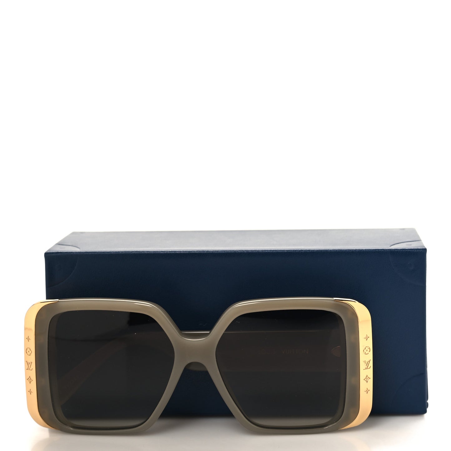 Acetate LV Moon Square Sunglasses Z1664E Gray