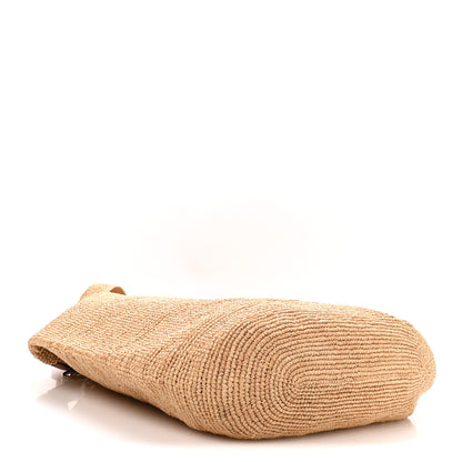 Loewe Raffia Paula's Ibiza Large Slit Tote Bag Natural Tan 3 of 10
