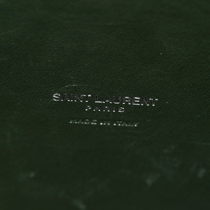 Saint Laurent Grained Calfskin Small Sac De Jour Dark Vert 6 of 13
