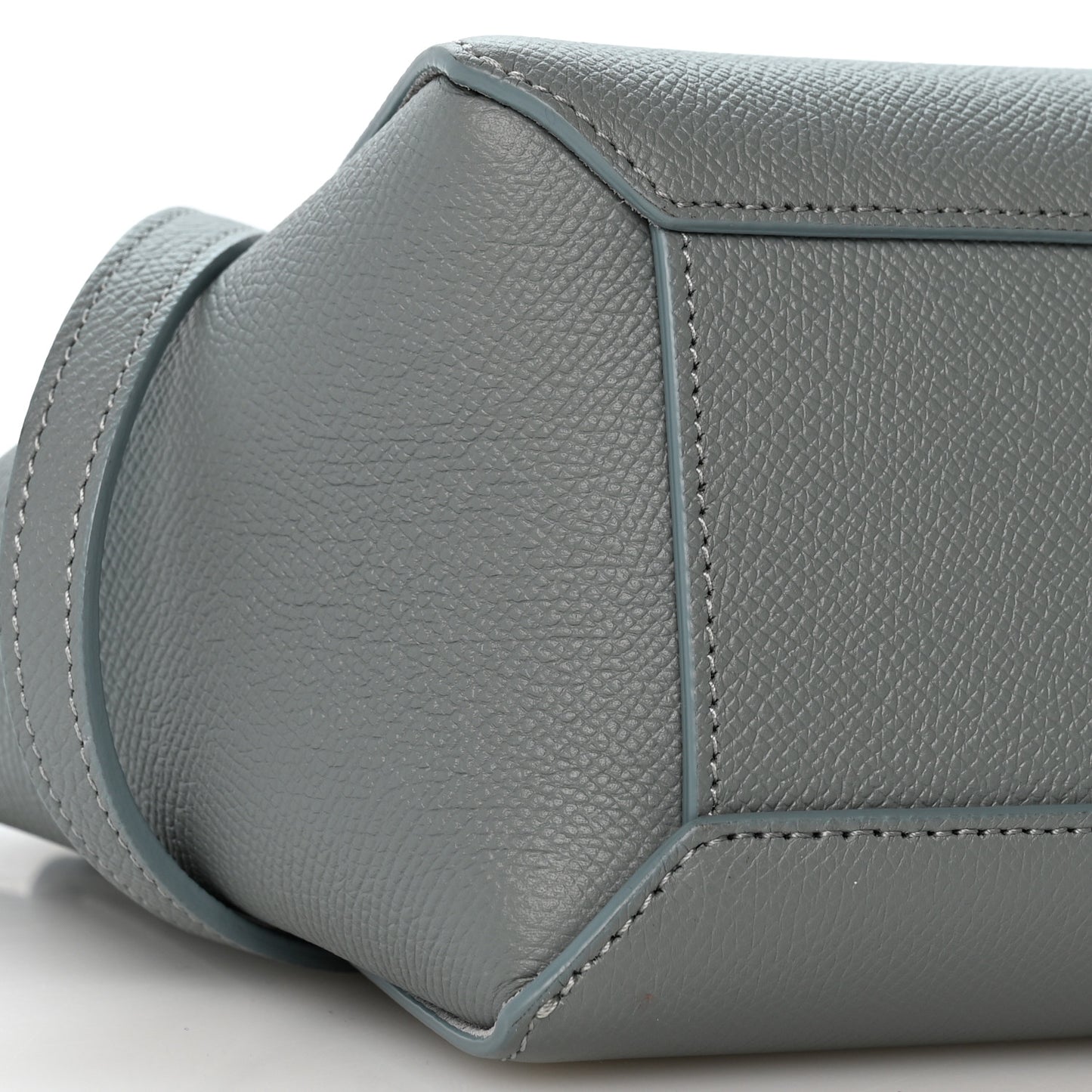 Grained Calfskin Nano Belt Bag Celadon