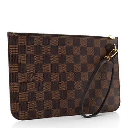 Louis Vuitton Damier Ebene Neverfull MM GM Pochette 3 of 8