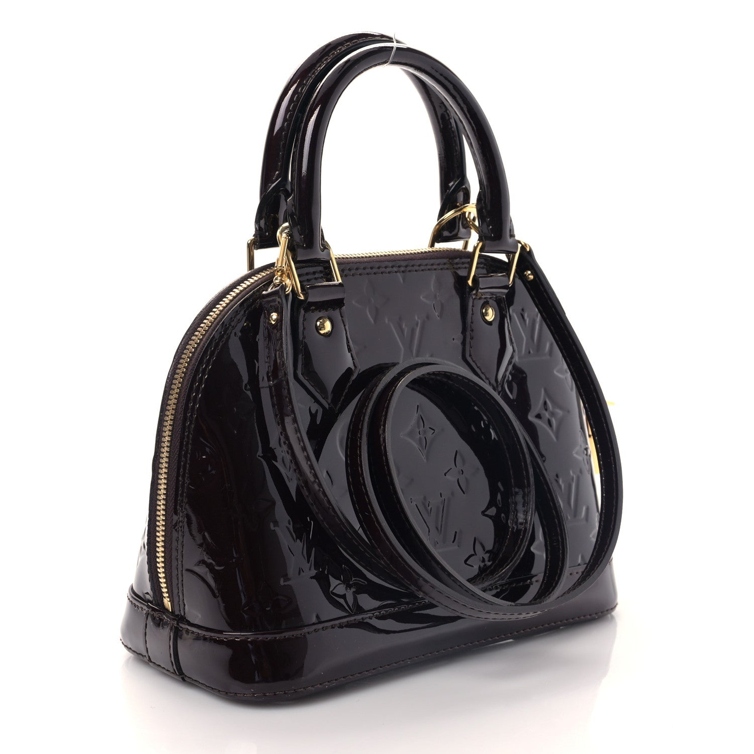 Louis Vuitton Vernis Alma BB Amarante 3 of 8