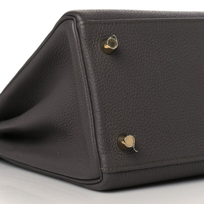 Hermes Togo Kelly Retourne 28 Etain 9 of 11
