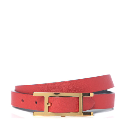 Hermes Swift Behapi Double Tour Bracelet T2 Rouge De Coeur Bleu Indigo 1 of 5