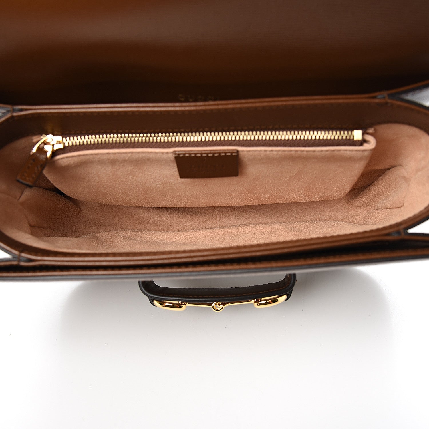 Gucci GG Supreme Monogram Horsebit 1955 Shoulder Bag Beige Brown Sugar 4 of 10