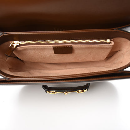 Gucci GG Supreme Monogram Horsebit 1955 Shoulder Bag Beige Brown Sugar 4 of 10