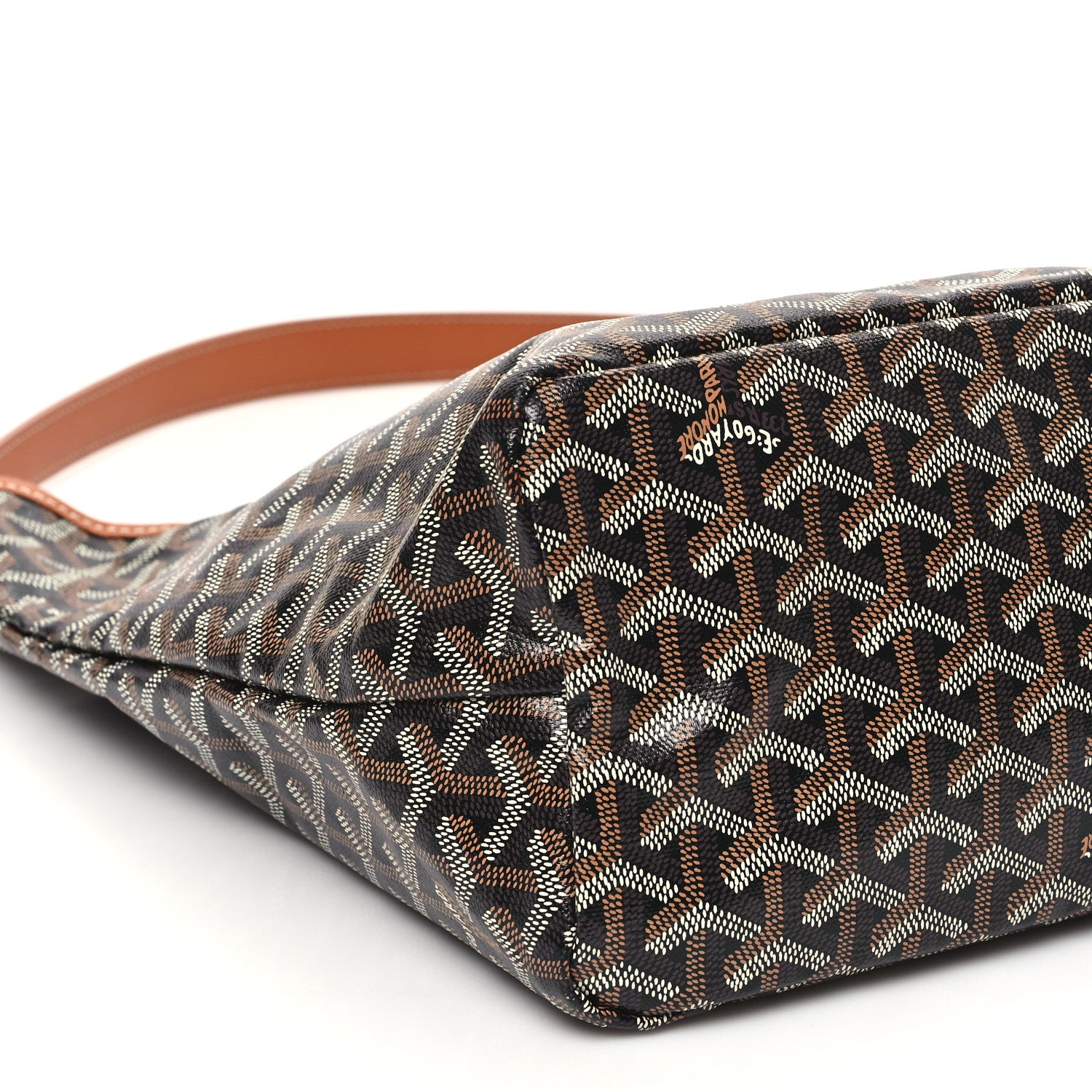 Goyard Goyardine Boheme Hobo Black Gold 9 of 10