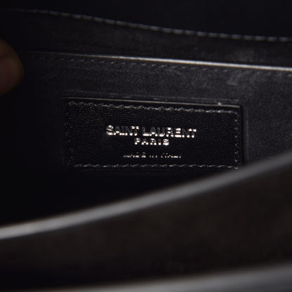 Saint Laurent Calfskin Medium Monogram Sunset Black 7 of 7