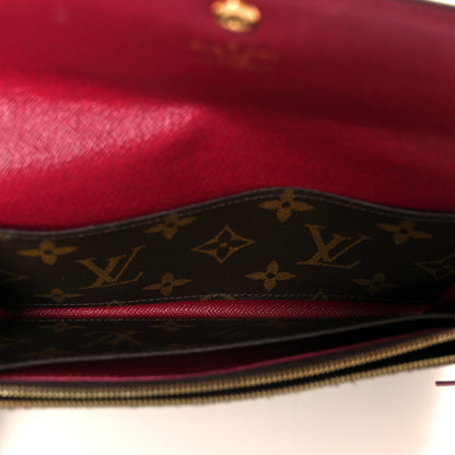 Louis Vuitton Monogram Emilie Wallet Fuchsia 5 of 8