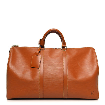 Louis Vuitton Epi Keepall 45 Cipango 1 of 12