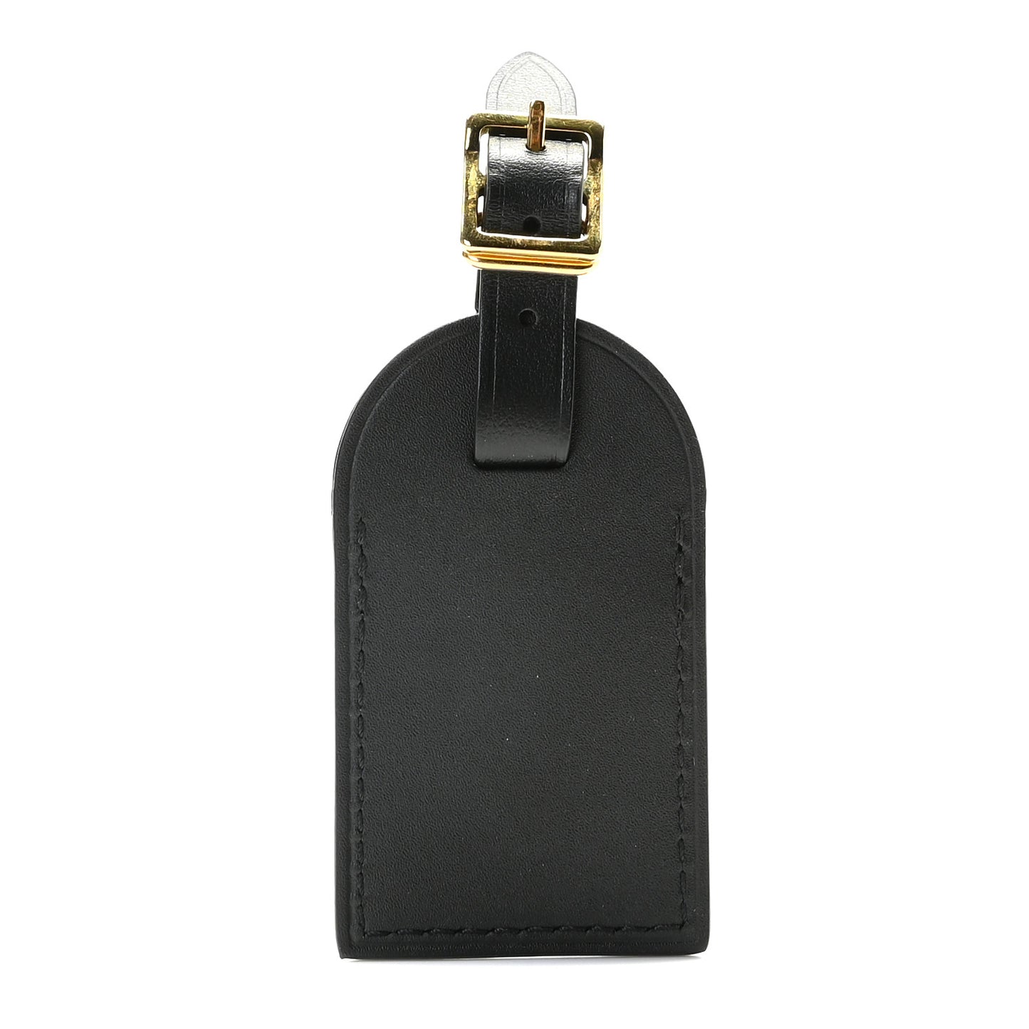 Calfskin Luggage Tag Black