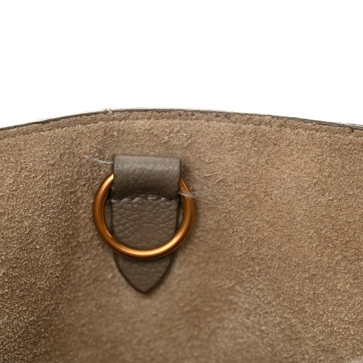 Celine Soft Grained Calfskin Small Sangle Bucket Bag Taupe 13 of 13