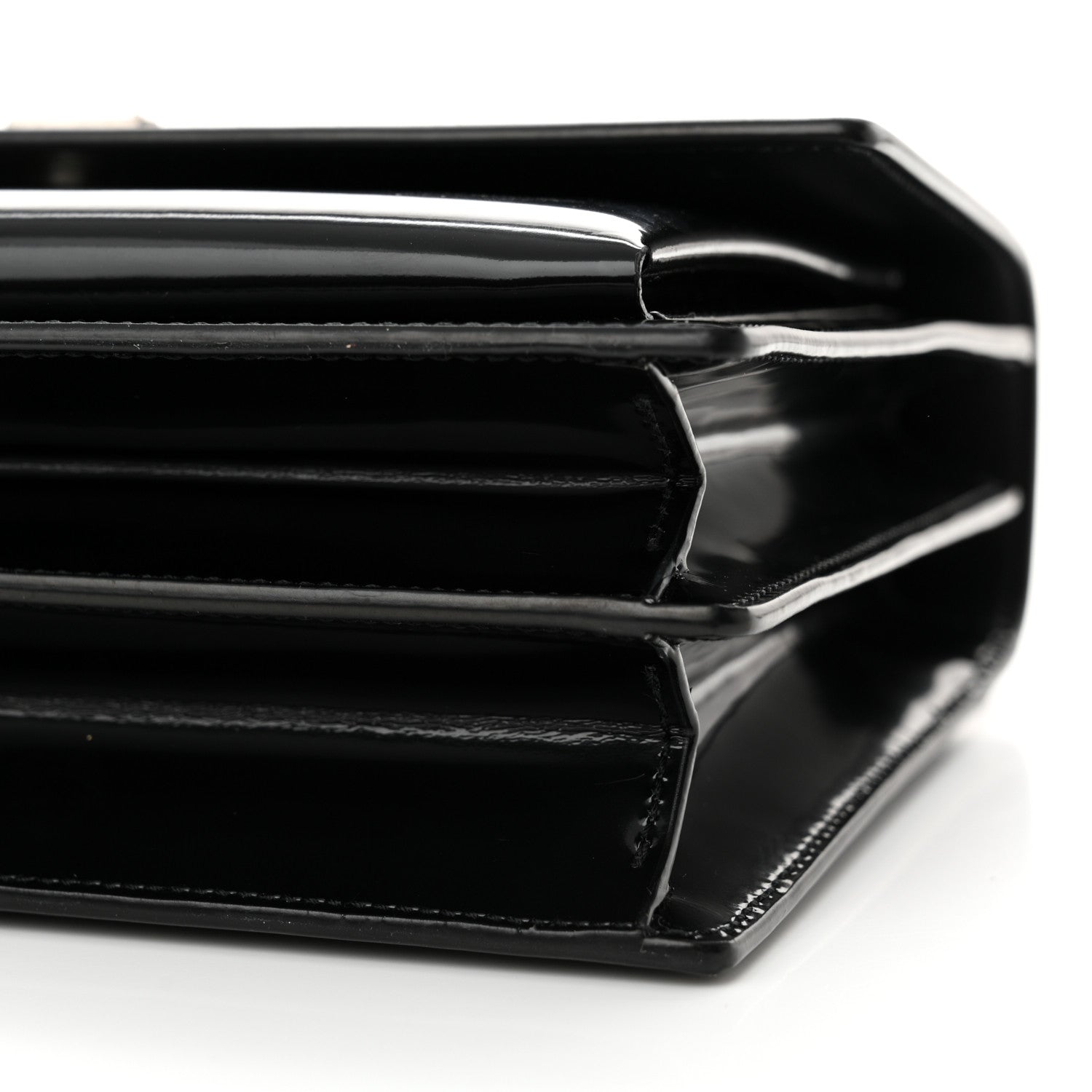 Saint Laurent Patent Medium Monogram Sunset Black 10 of 14