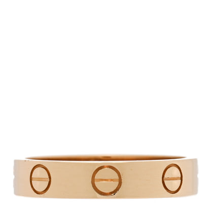 Cartier 18K Yellow Gold 3.5mm LOVE Wedding Band Ring 49 5 1 of 5