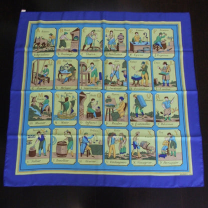 Hermes Silk Scarf Alphabet de Metiers Careers 1 of 6