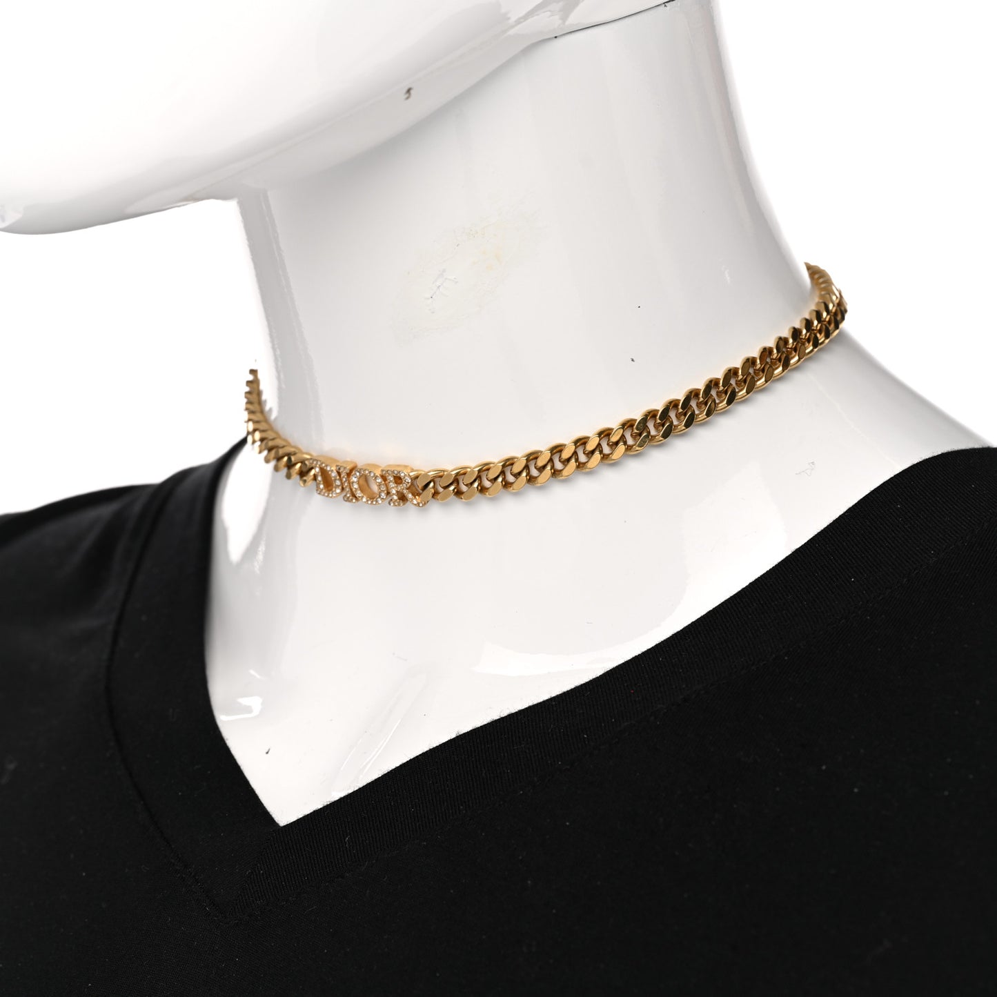 Metal Crystal Dio(r)evolution Choker Gold
