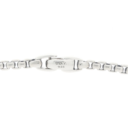David Yurman Sterling Silver 3.6mm Smooth Amulet Vehicle Box Chain Necklace 4 of 4