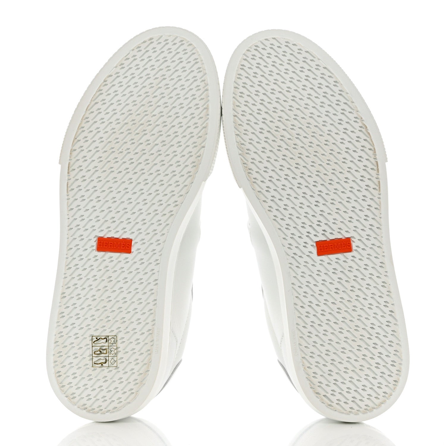 Hermes Calfskin Day Sneakers 40.5 White 5 of 9