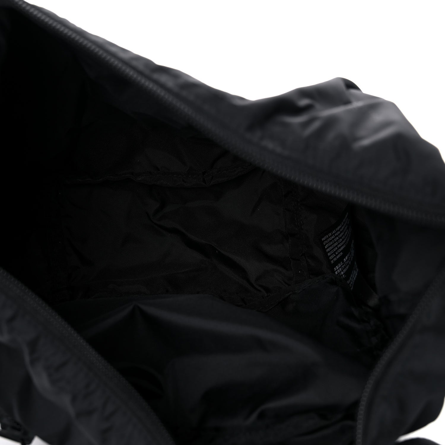 Balenciaga Recycled Sport Nylon Logo Embroidered Large Wheel Sling Bag Black White 5 of 11