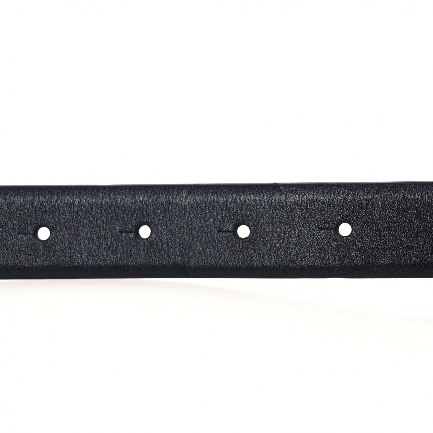 Chanel Calfskin Lambskin CC Chain Belt 95 38 Black Gold 6 of 8