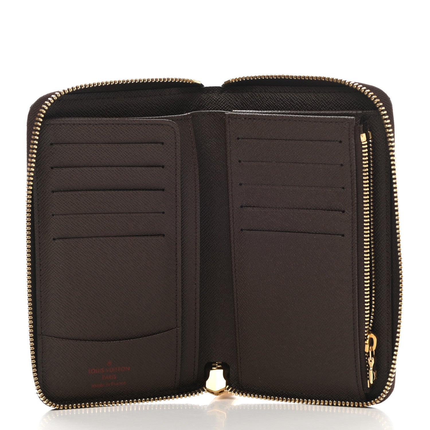 Louis Vuitton Damier Ebene Zippy Compact Wallet 5 of 9