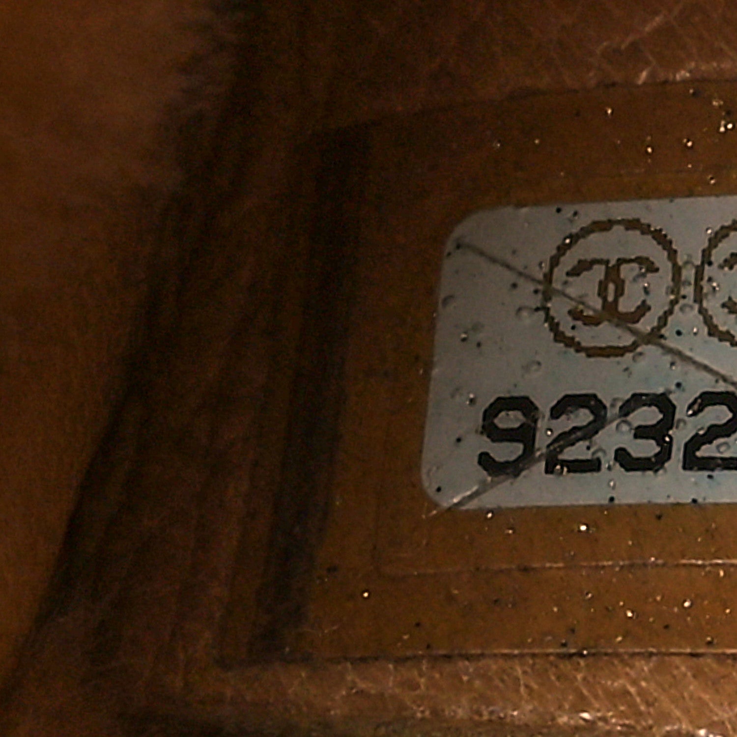 Chanel Shearling Suede Quilted Small Fur Flap Metallic Bronze 6 of 8