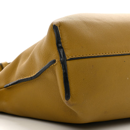 Loewe Calfskin Mini Flamenco Knot Clutch Ochre 8 of 11
