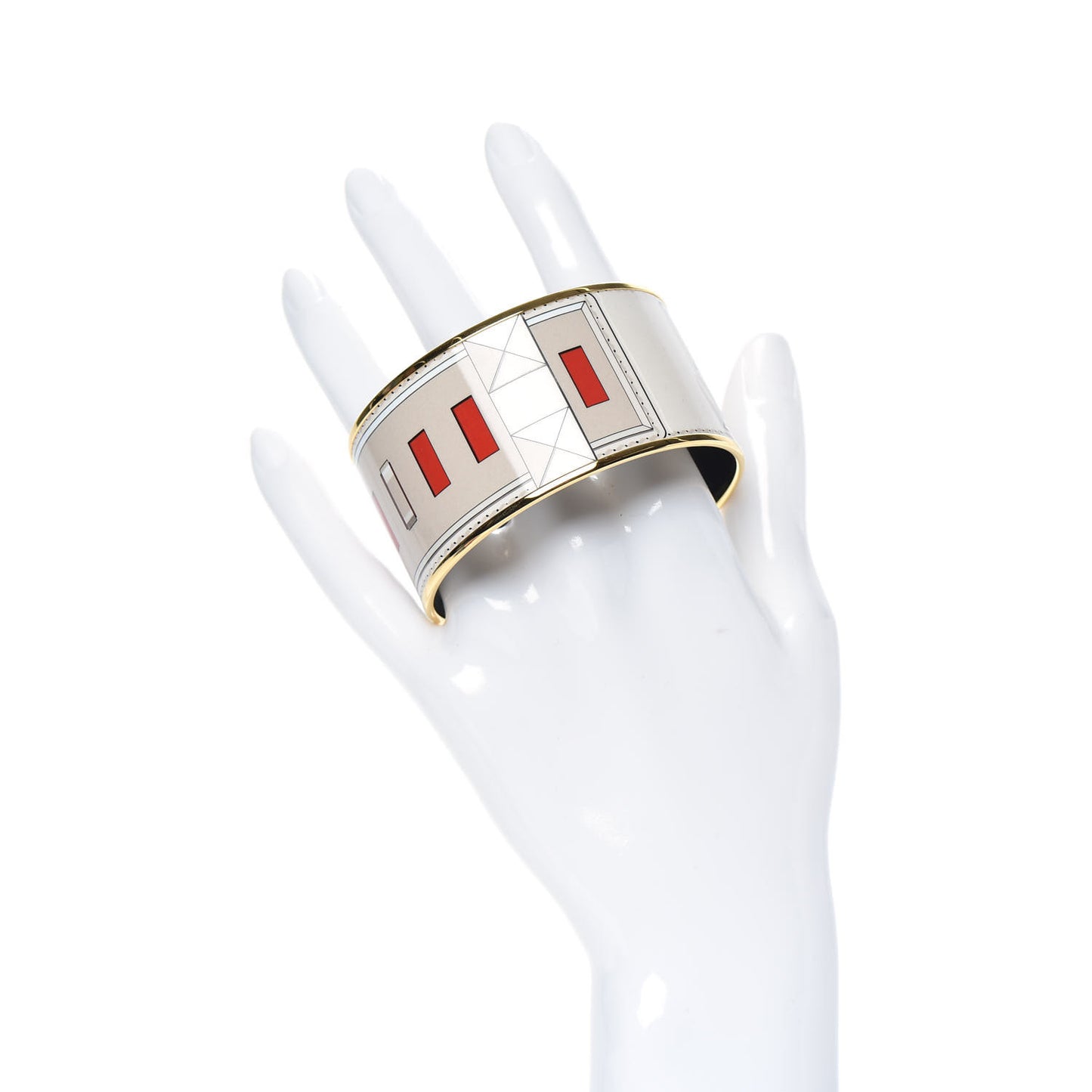 Enamel Printed Collier De Chien Extra Wide Bracelet 62