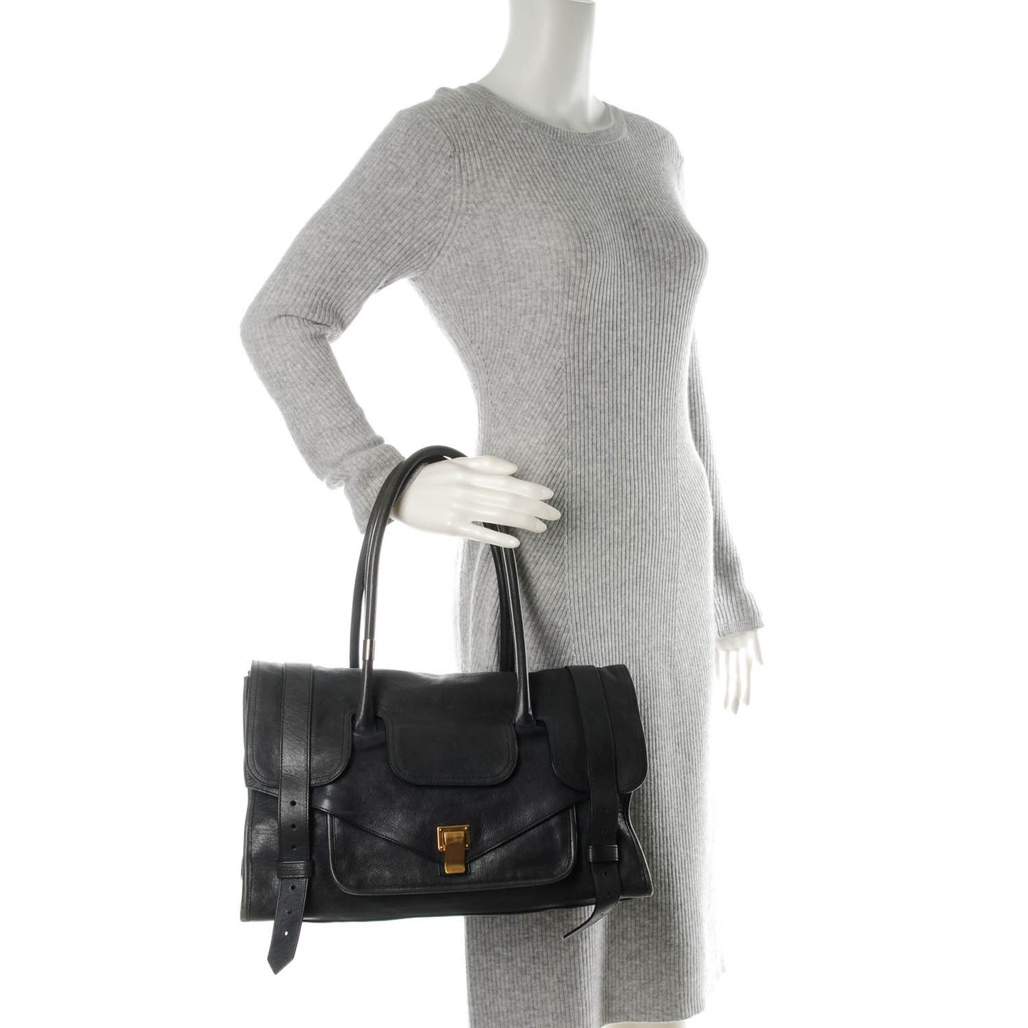 Lambskin PS1 Small Keep All Midnight