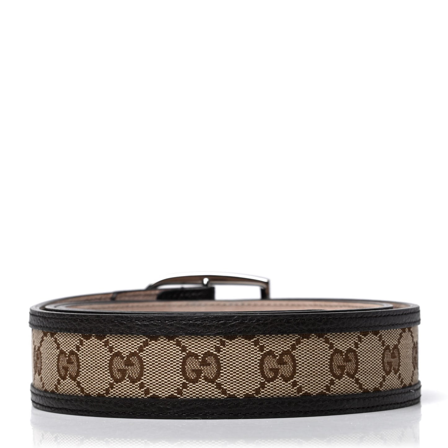 Monogram Dollar Calfskin 40mm Belt 110 44 Beige Ebony Testa di Moro