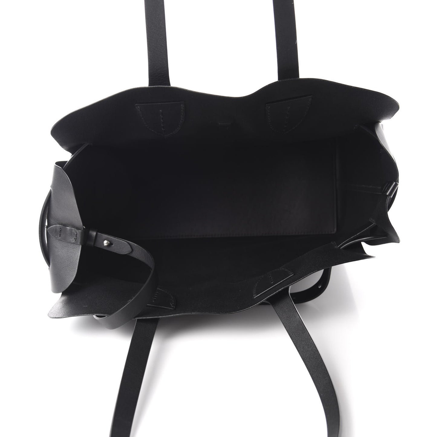 Soft Smooth Calfskin Medium Tote Black