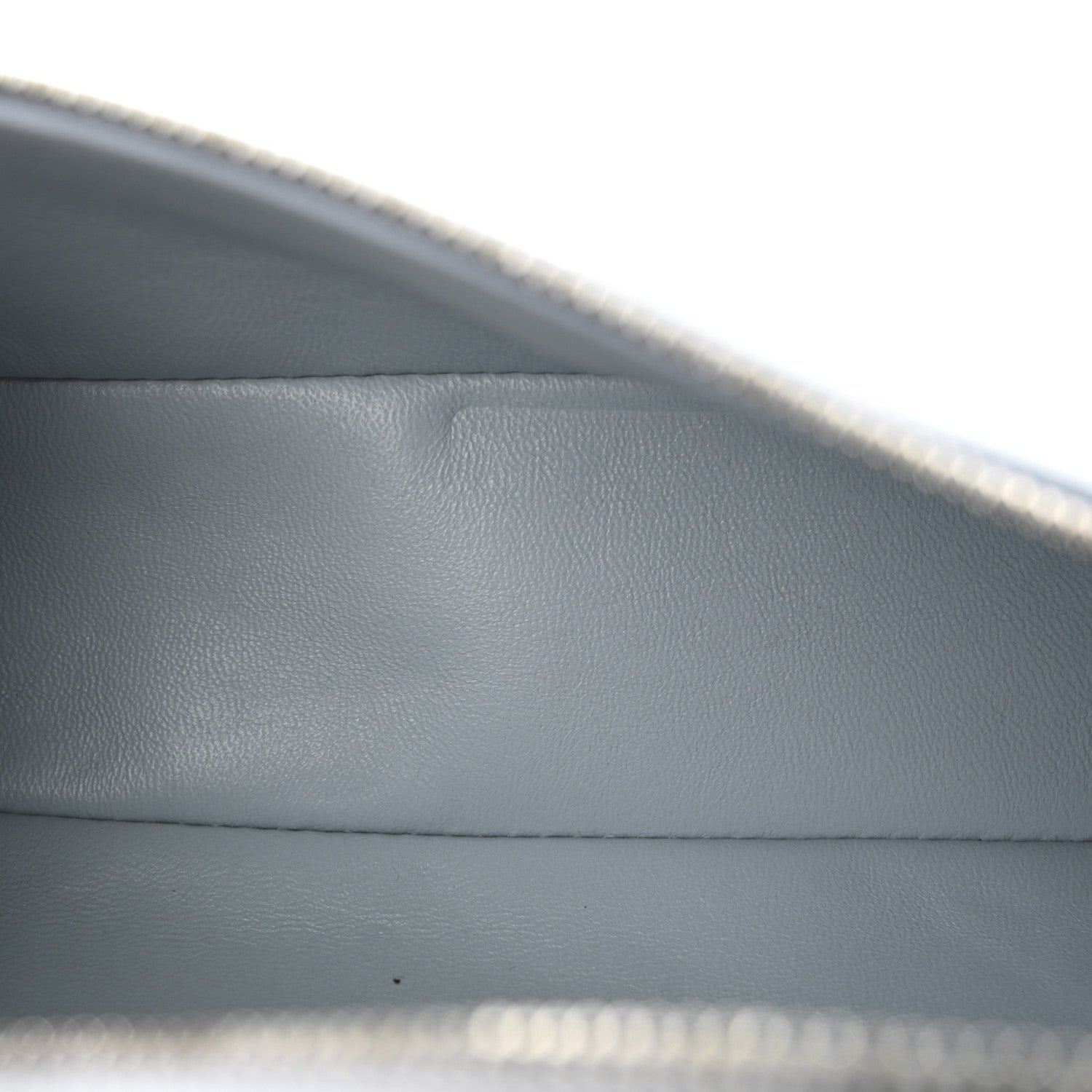 Loro Piana Grained Calfskin L19 Extra Pocket Pouch Minty Breeze 5 of 10