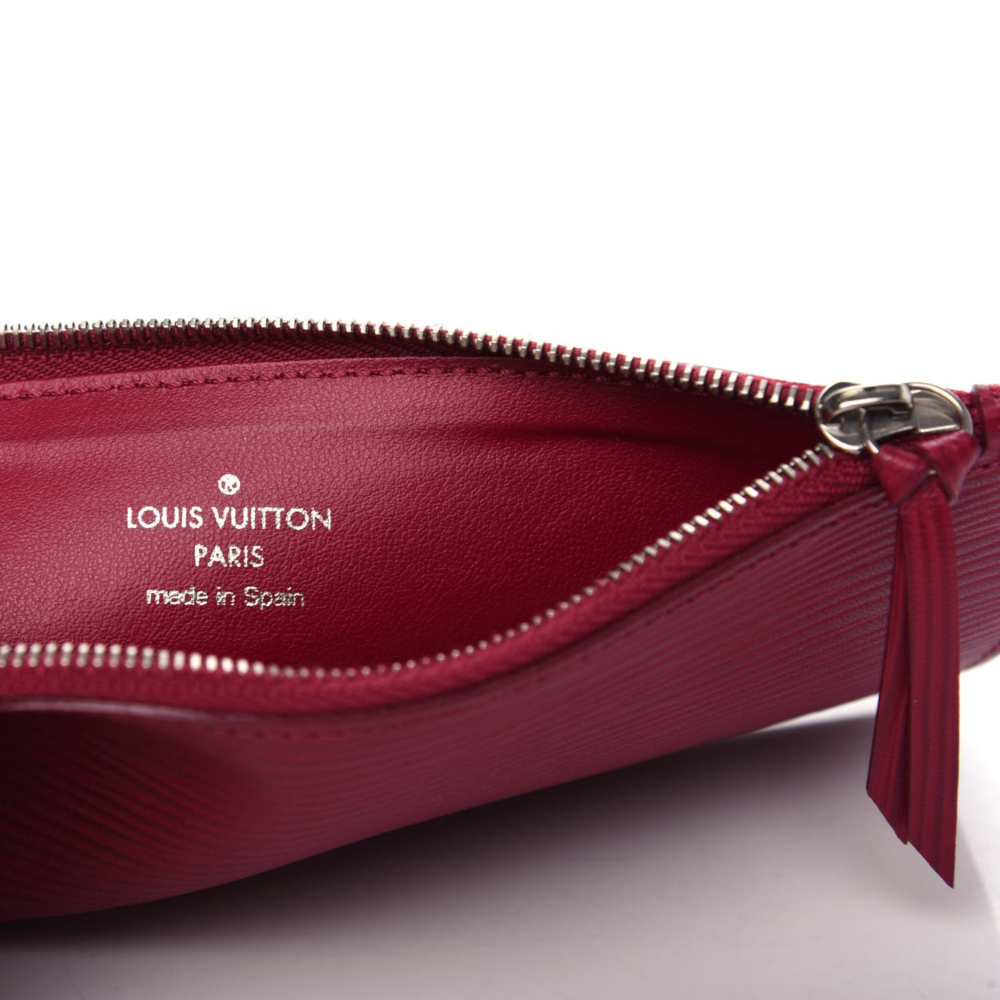 Epi Josephine Wallet Zippered Insert Fuchsia