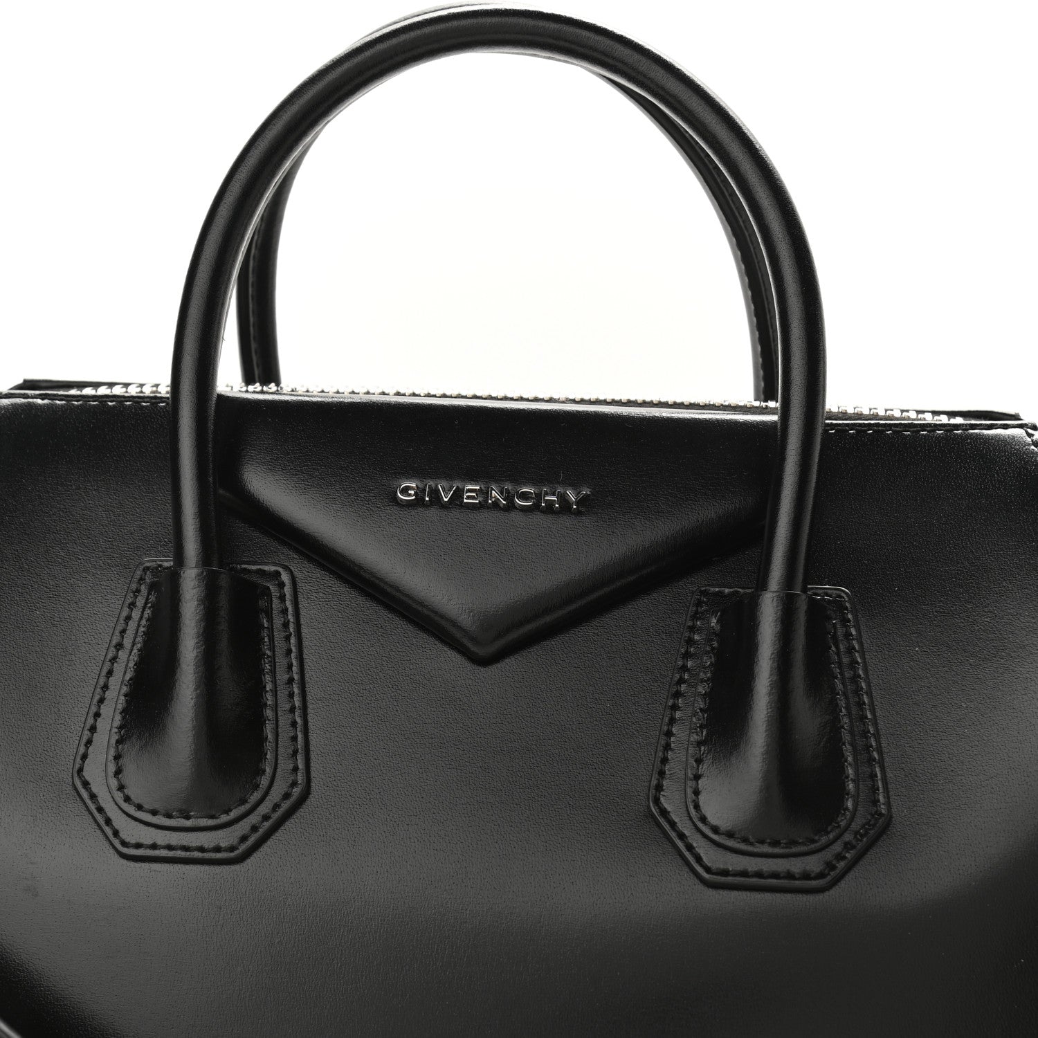 Givenchy Shiny Lord Calfskin Medium Antigona Black 8 of 10