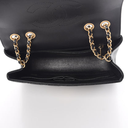 Chanel Caviar Quilted Small CC Filigree Flap Black 7 of 10