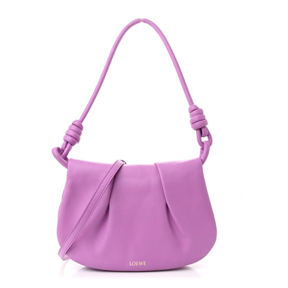 Loewe Shiny Nappa Calfskin Paseo Satchel Rockrose 1 of 11