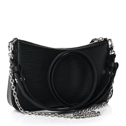 Louis Vuitton Epi Easy Pouch On Strap Black 3 of 10