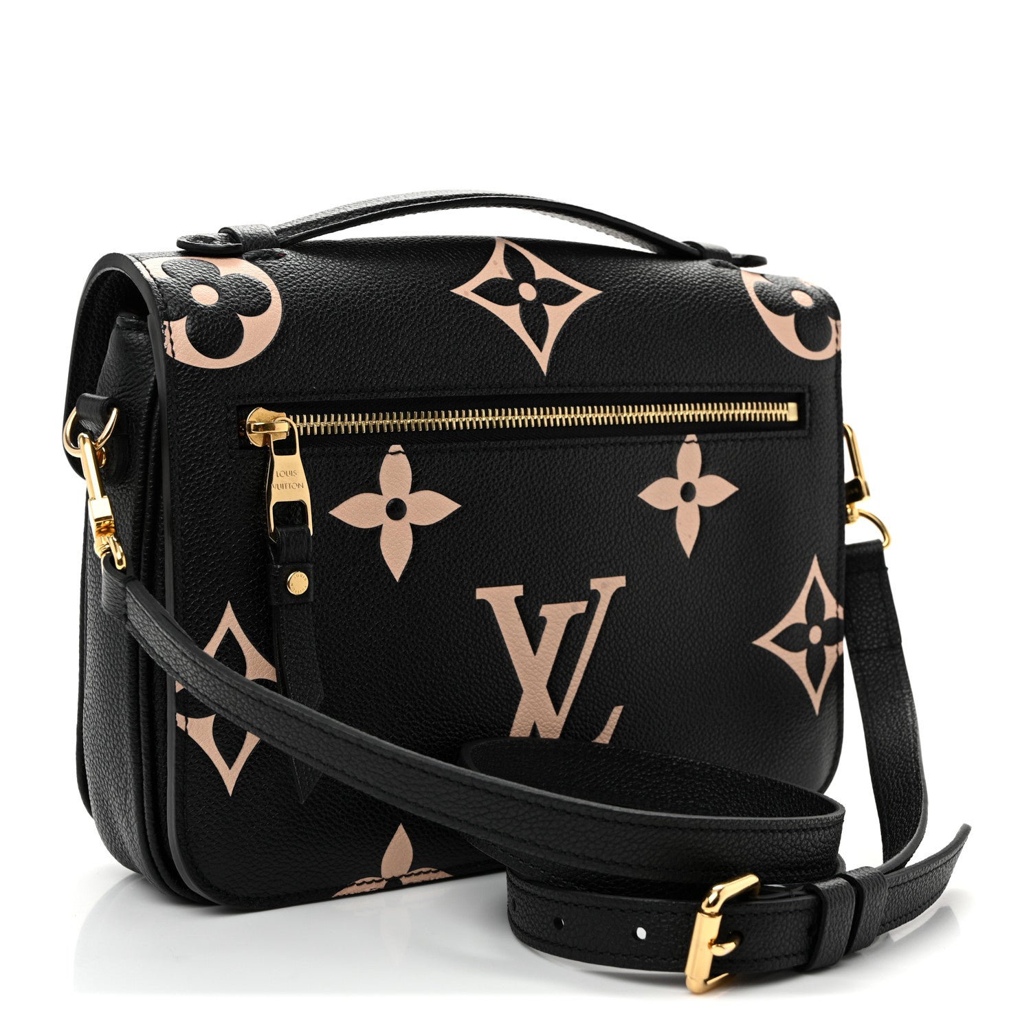 Louis Vuitton Empreinte Monogram Giant Pochette Metis Black Beige Black Beige 3 of 10