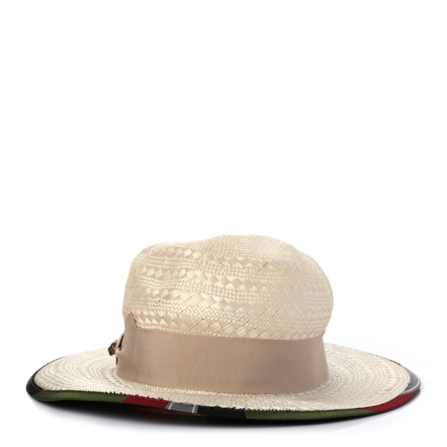 Gucci Straw Bingley Hat S Sand Bordeaux 4 of 9