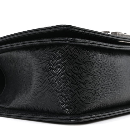 Chanel Caviar Quilted Medium Boy Flap Black 9 of 10