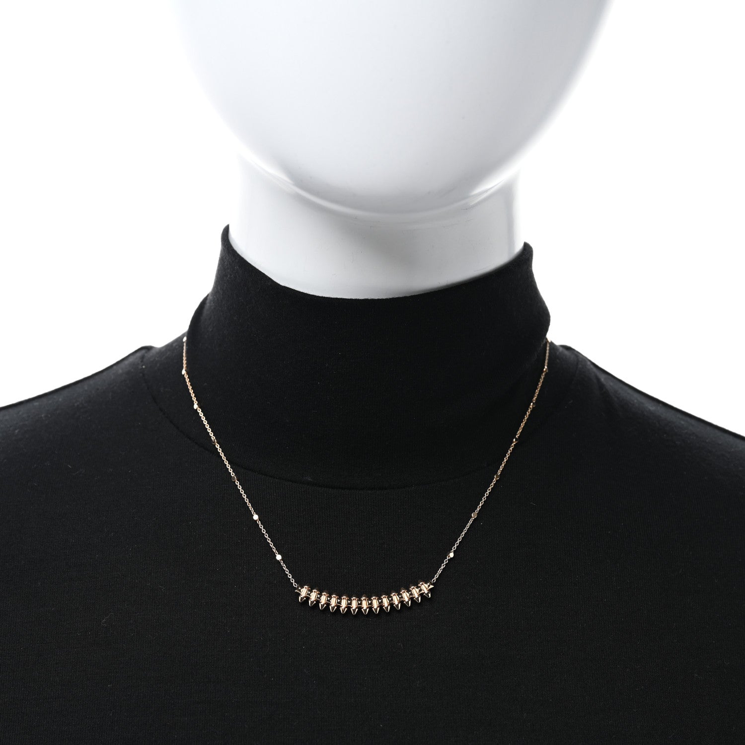 Cartier 18K Pink Gold Small Clash de Cartier Necklace 2 of 5