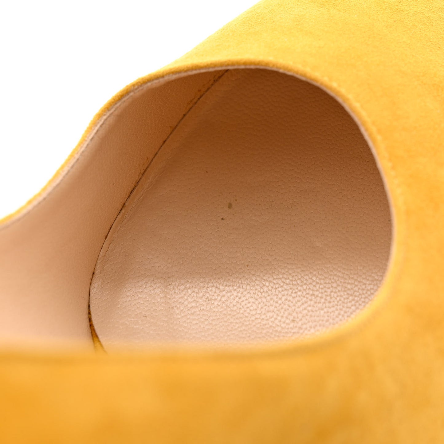 Suede Romy 85 Pumps 36 Yellow