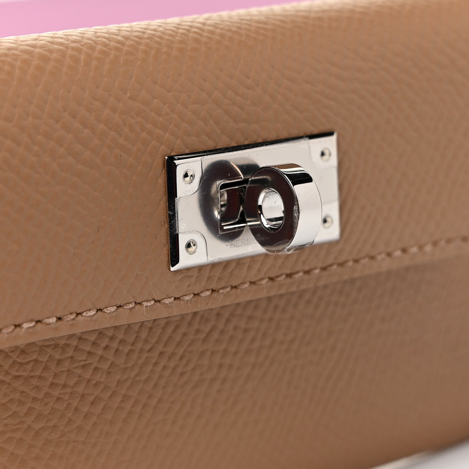 Hermes Swift Epsom Pocket Kelly Shoulder Strap Mauve Sylvestre Chai 5 of 6