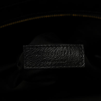 Saint Laurent Lambskin Quilted Maxi Icare Shopping Tote Black 8 of 11