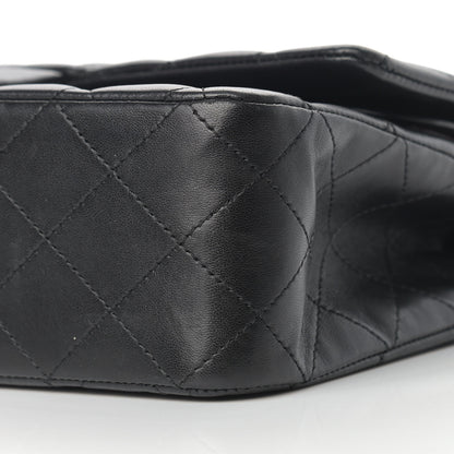 Chanel Lambskin Quilted Medium Double Flap Black 8 of 15