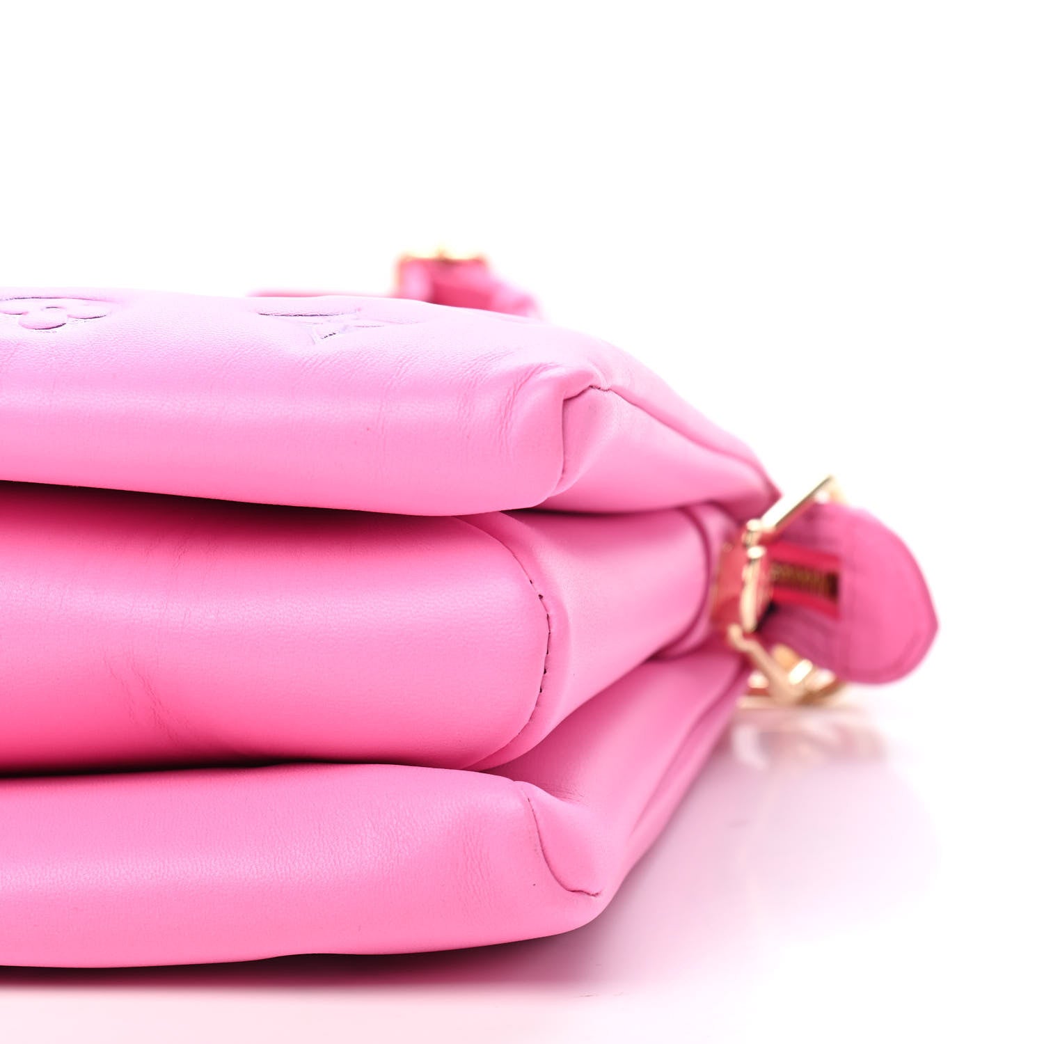 Louis Vuitton Lambskin Embossed Monogram Vuittamins Coussin PM Rose Violet 8 of 8