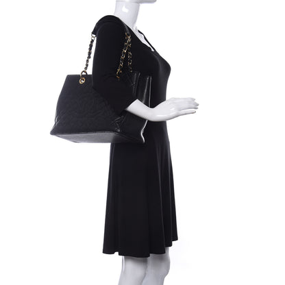 Chanel Caviar Quilted Grand Shopping Tote GST Black 2 of 10